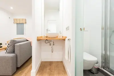 Un baño de La Residencia del Mesón