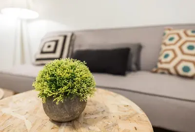 Zona de estar de El Encanto de Malasaña