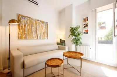 Zona de estar de Tirso Suite