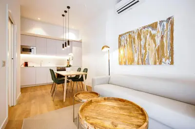 Zona de estar de Tirso Suite