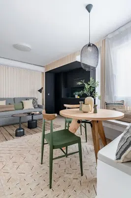 Zona de estar de Maderas Apartments by Olala Homes
