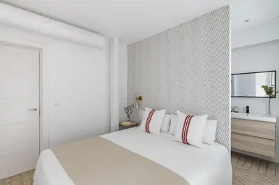 Cama o camas de una habitación en Maderas Apartments by Olala Homes