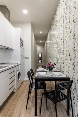 Una cocina o zona de cocina en Waou Malasaña III - Alquiler Corta Duración