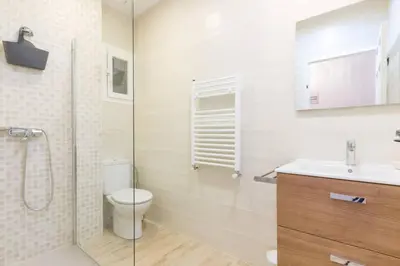 Un baño de Maravilloso Apartamento en Puerta de Toledo C/Gasómetro by Batuecas