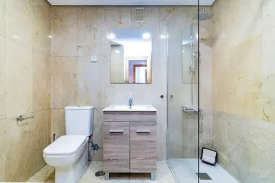 Un baño de Maravilloso Apartamento Plaza Pedro Zerolo - Gran Vía, by Batuecas