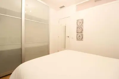 Cama o camas de una habitación en Céntrico Apartamento Estilo Pop-Art by Batuecas