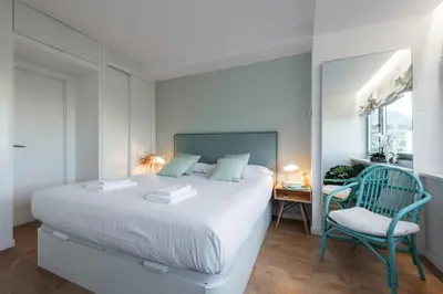 Cama o camas de una habitación en Sophisticated refurbished-1BD 1BTH-Colon Centre