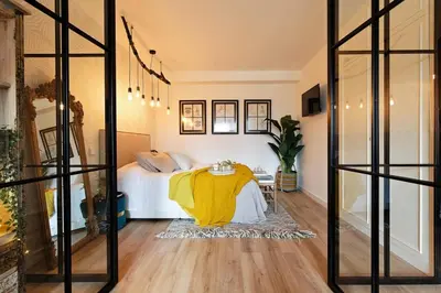 Zona de estar de Executive Refurbished - 1BD 1BTH - Colon Centre