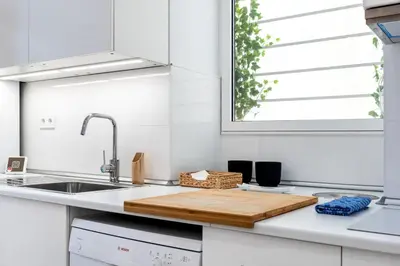 Una cocina o zona de cocina en New Stylish - 1BD 1BTH - La Latina