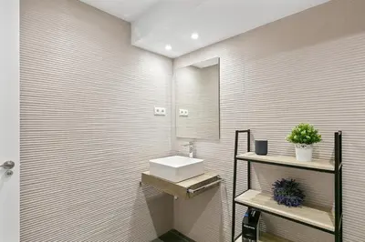 Un baño de Modern Refurbished - 1BD 1BTH - Las Letras