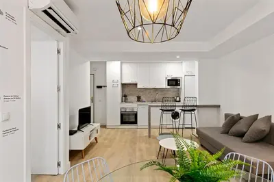 Una cocina o zona de cocina en Modern Refurbished - 1BD 1BTH - Las Letras
