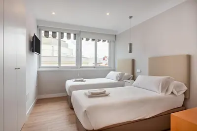 Cama o camas de una habitación en Bright Stylish - 2Bedrooms 2Baths - Salamanca