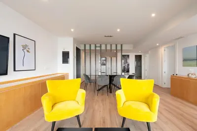 Zona de estar de Bright Stylish - 2Bedrooms 2Baths - Salamanca