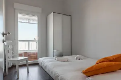 Cama o camas de una habitación en Bright WTerrace - 2BD 2BTH - Atocha