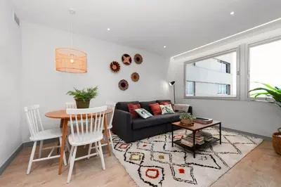 Zona de estar de Executive Modern - 2BD 1BTH - Colon Center