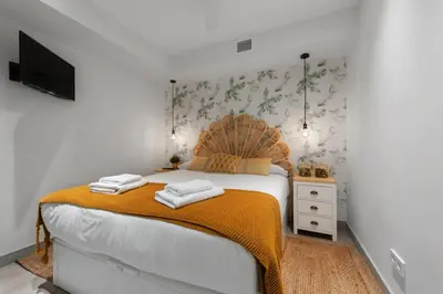 Cama o camas de una habitación en Executive Modern - 2BD 1BTH - Colon Center