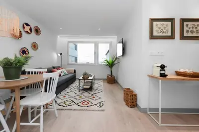 Zona de estar de Executive Modern - 2BD 1BTH - Colon Center