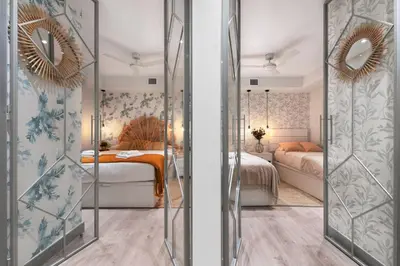 Cama o camas de una habitación en Executive Modern - 2BD 1BTH - Colon Center