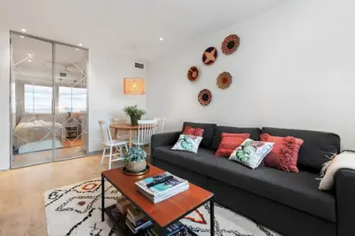 Zona de estar de Executive Modern - 2BD 1BTH - Colon Center