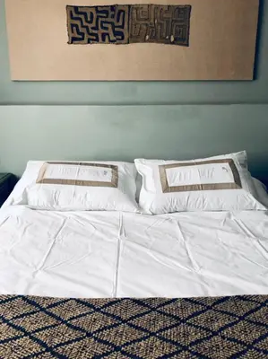 Cama o camas de una habitación en Recoletos Estudio en la mejor zona de Madrid