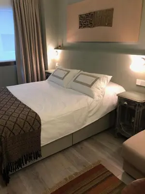 Cama o camas de una habitación en Recoletos Estudio en la mejor zona de Madrid