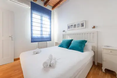 Cama o camas de una habitación en Duplex Terrace- 2BED 2BATH- CHUECA