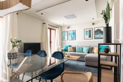 Zona de estar de Sophisticated Refurbished - 2BD 2BTH-Malasaña