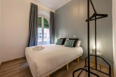Cama o camas de una habitación en Stylish and Refurbished - 3B 1BT - Lavapies