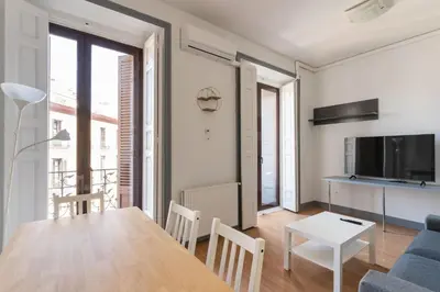 Una televisión o centro de entretenimiento en Spacious cozy - 3BD - Centro-Sol