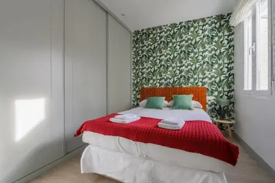 Cama o camas de una habitación en Refurbished WStylish - 3BD 2BTH - Salamanca