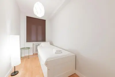 Cama o camas de una habitación en Bright Luxury W Parking - Madrid