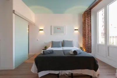 Cama o camas de una habitación en ºººPS New Atocha Studio ººº