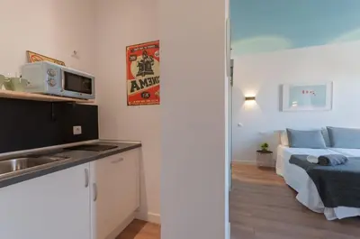 Una cocina o zona de cocina en ºººPS New Atocha Studio ººº