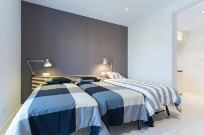 Cama o camas de una habitación en ººMZ Atocha Station Studio ºº