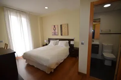 Cama o camas de una habitación en Centro Madrid Apartamentos Stopinflat