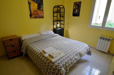 Cama o camas de una habitación en Centro Madrid Apartamentos Stopinflat