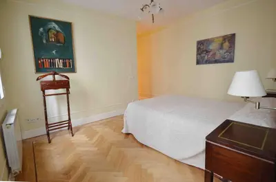 Cama o camas de una habitación en Centro Madrid Apartamentos Stopinflat