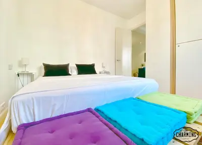 Cama o camas de una habitación en Retiro Exclusive - Apartamento de 2 dormitorios