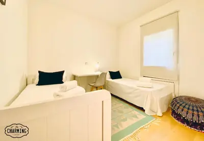 Cama o camas de una habitación en Retiro Exclusive - Apartamento de 2 dormitorios
