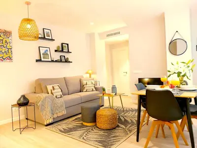 Zona de estar de Apartamento Residencial en Madrid Centro By MadridNomad