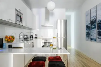 Una cocina o zona de cocina en Cool & Trendy Madrid Centre