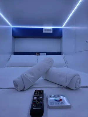 Cama o camas de una habitación en Modular Rooms