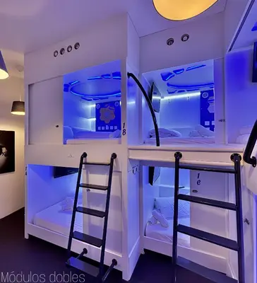 Cama o camas de una habitación en Modular Rooms