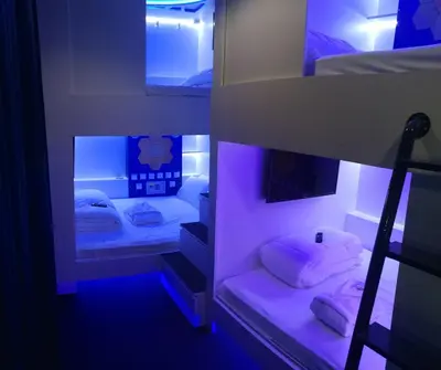 Cama o camas de una habitación en Modular Rooms