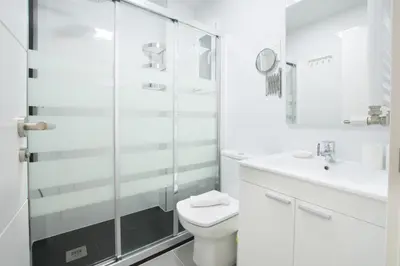 Un baño de Centric and cozy - studio in Chueca