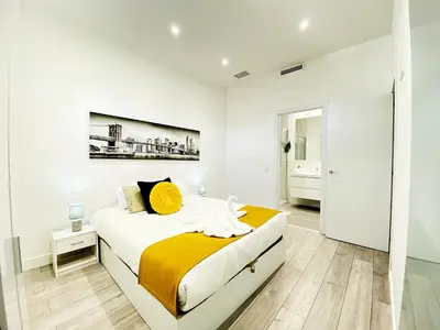 Cama o camas de una habitación en Seasonal Living Cozy Stay
