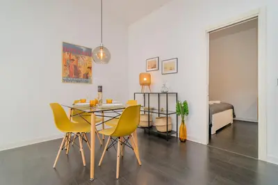 Zona de estar de Stylish Apartment in the Center of Madrid