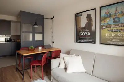 Una cocina o zona de cocina en Líbere Madrid Malasaña