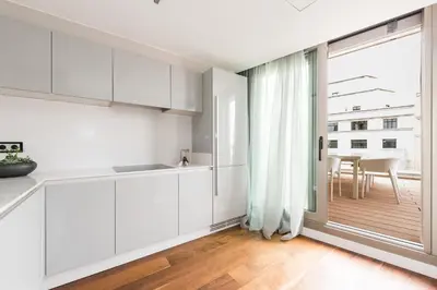 Una cocina o zona de cocina en Gran View Apartments