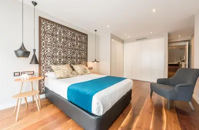 Cama o camas de una habitación en Gran View Apartments